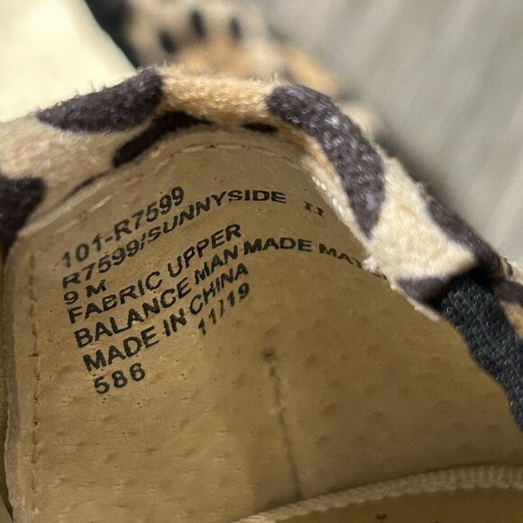 Rialto Sunnyside II Size 9 Ballet Flats Leopard Animal Print Shoes Bow Neutral - Picture 5 of 8